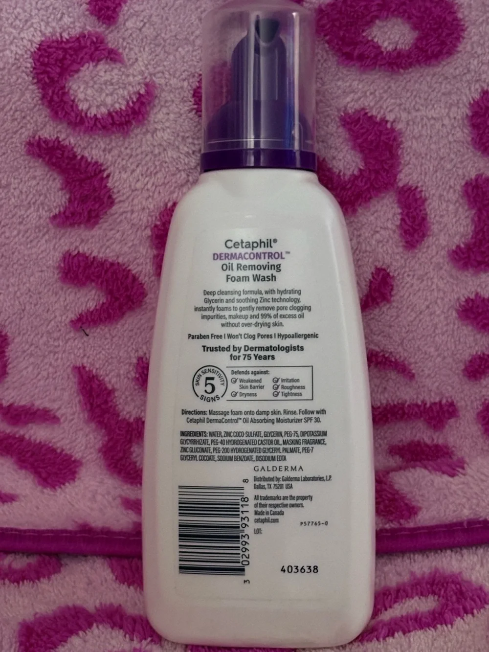 Cetaphil Pro Oil Removing Foaming Face Wash, Sensitive Skin, 8 fl oz